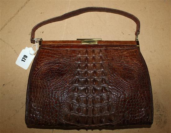 Crocodile handbag